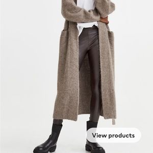 NWT H&M Faux Leather Leggings